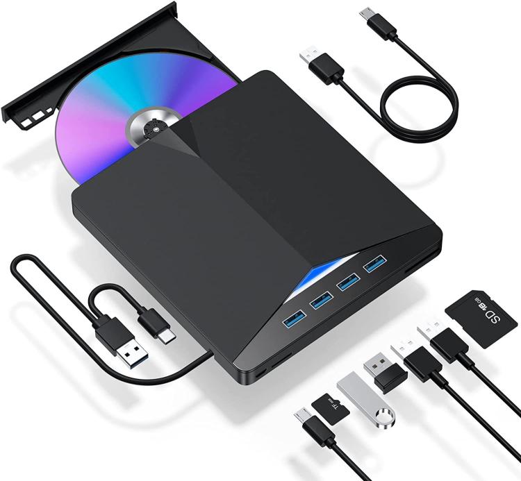 USB3.0 / Type-C External Removable Optical Drive DVD / CD Multi-Interface Writer, XD013 USB3.0 / Type-C External Removable Optical Drive DVD / CD Multi-Interface Writer, XD013